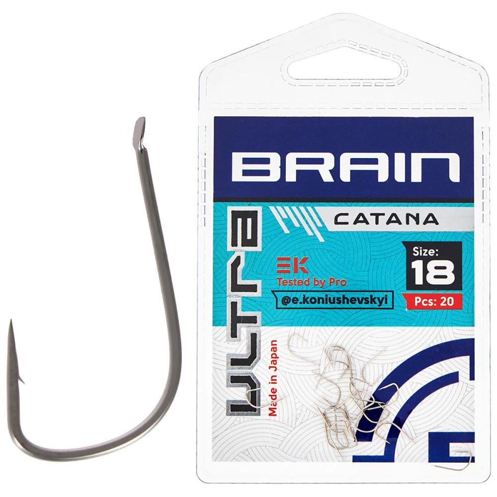 Крючок Brain Ultra Catana #18 (20шт/уп)