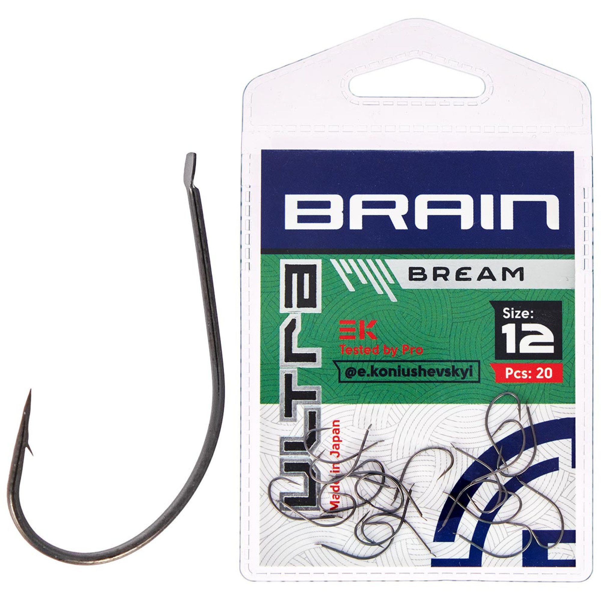 Гачок Brain Ultra Bream #12 (20шт/уп)