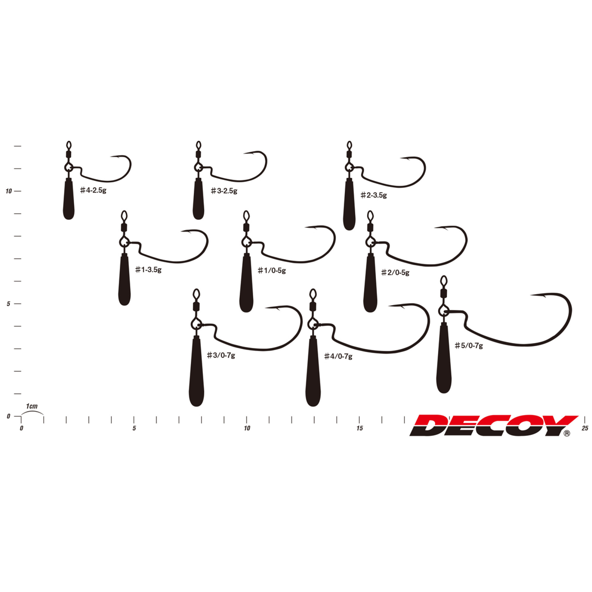 Монтаж Decoy Worm217 Zero-Dan #1-3.5g (2шт/уп)