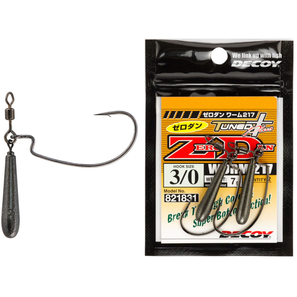 Монтаж Decoy Worm217 Zero-Dan #4-2.5g (3шт/уп)