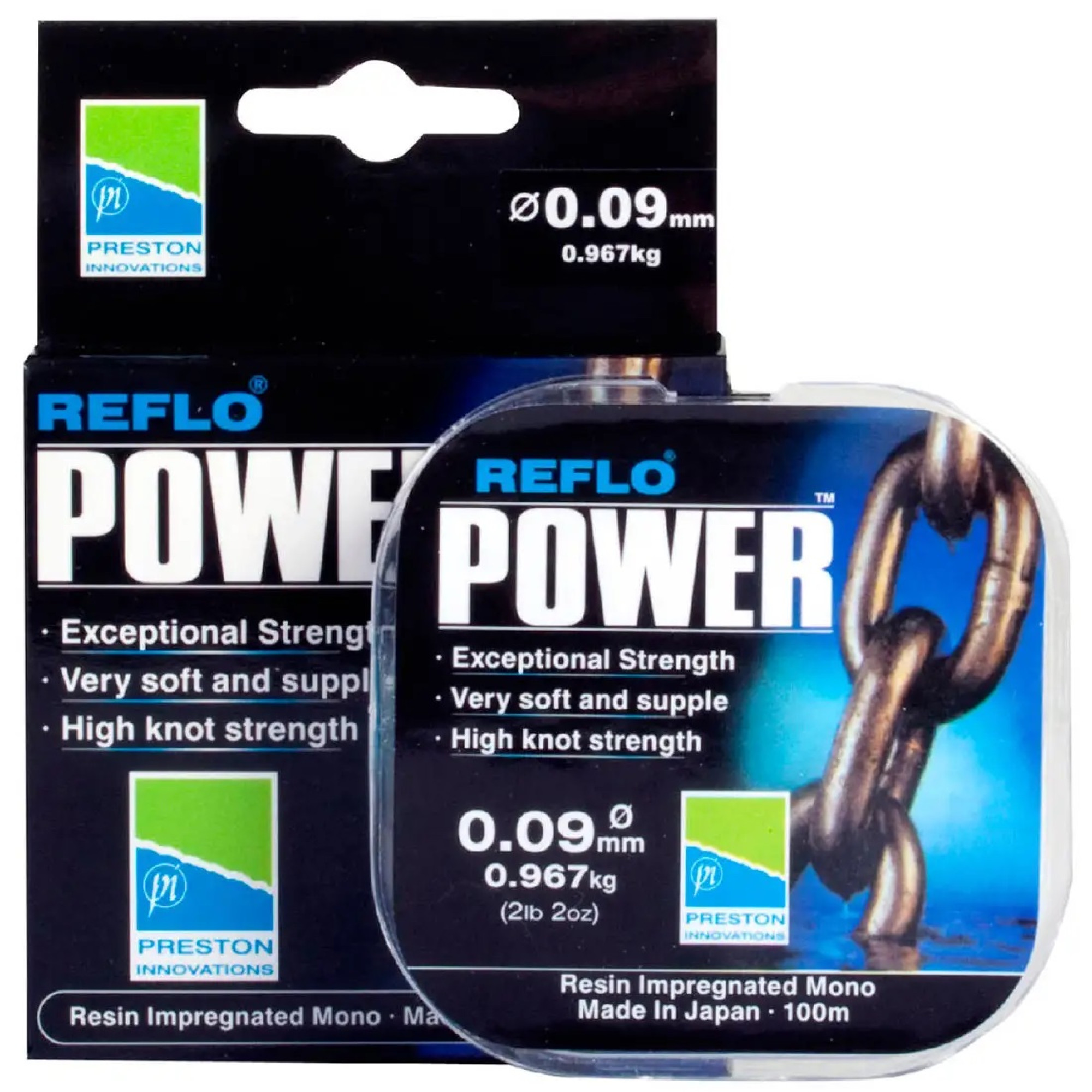Волосінь Preston Reflo Power 100m 0.13mm 2.136kg