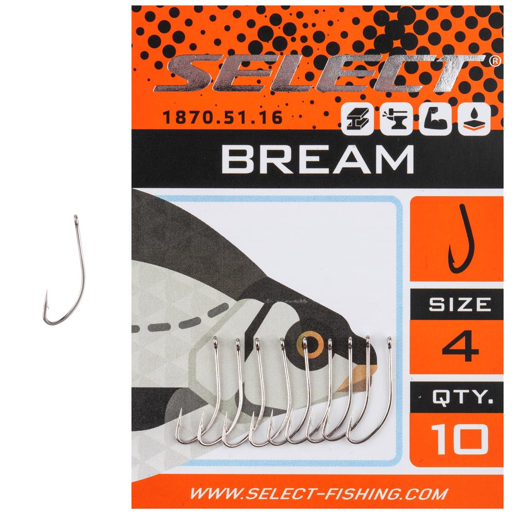 Крючок Select Bream #14 (10 шт/уп)