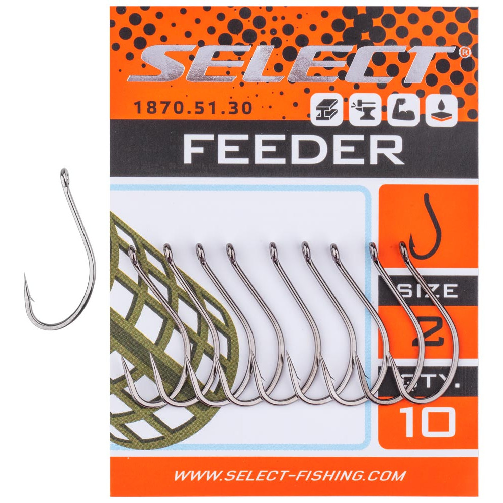 Крючок Select Feeder #4 (10 шт/уп)