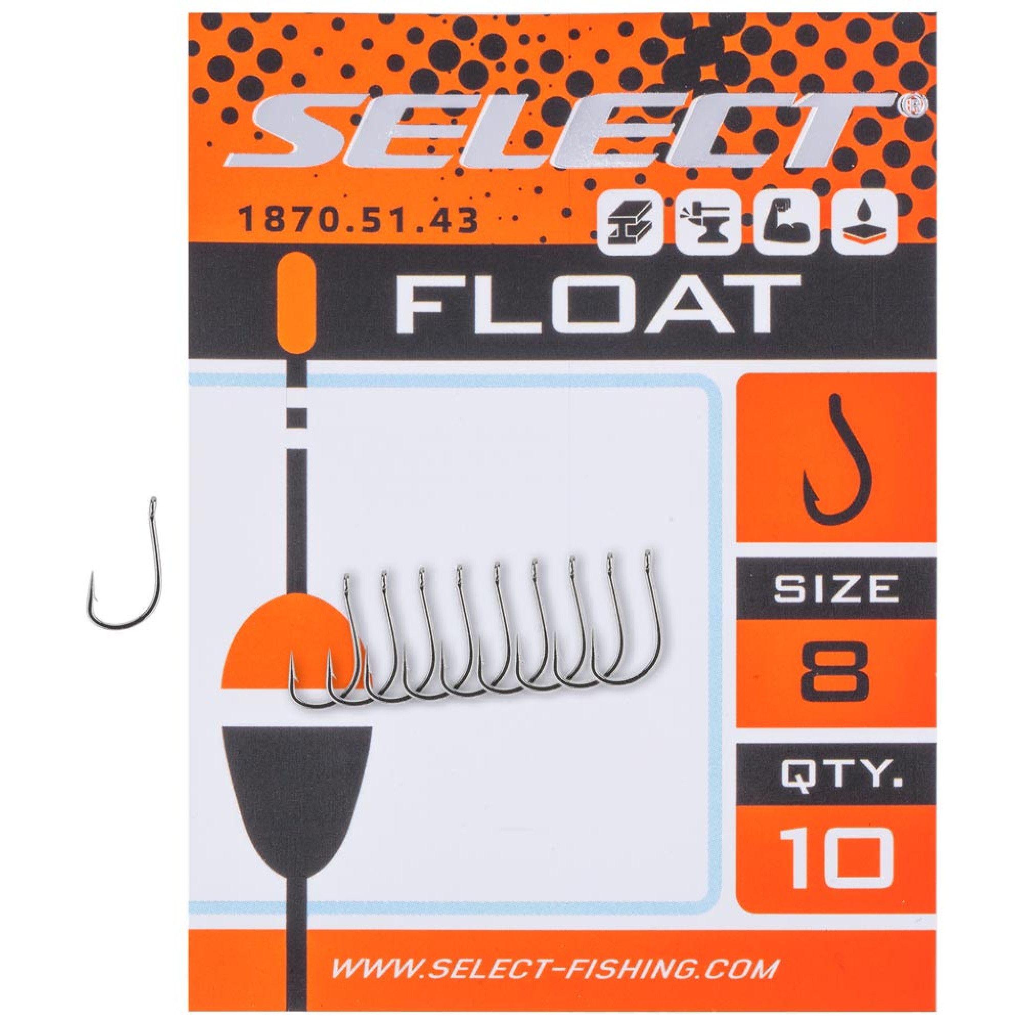 Крючок Select Float #12 (10 шт/уп)
