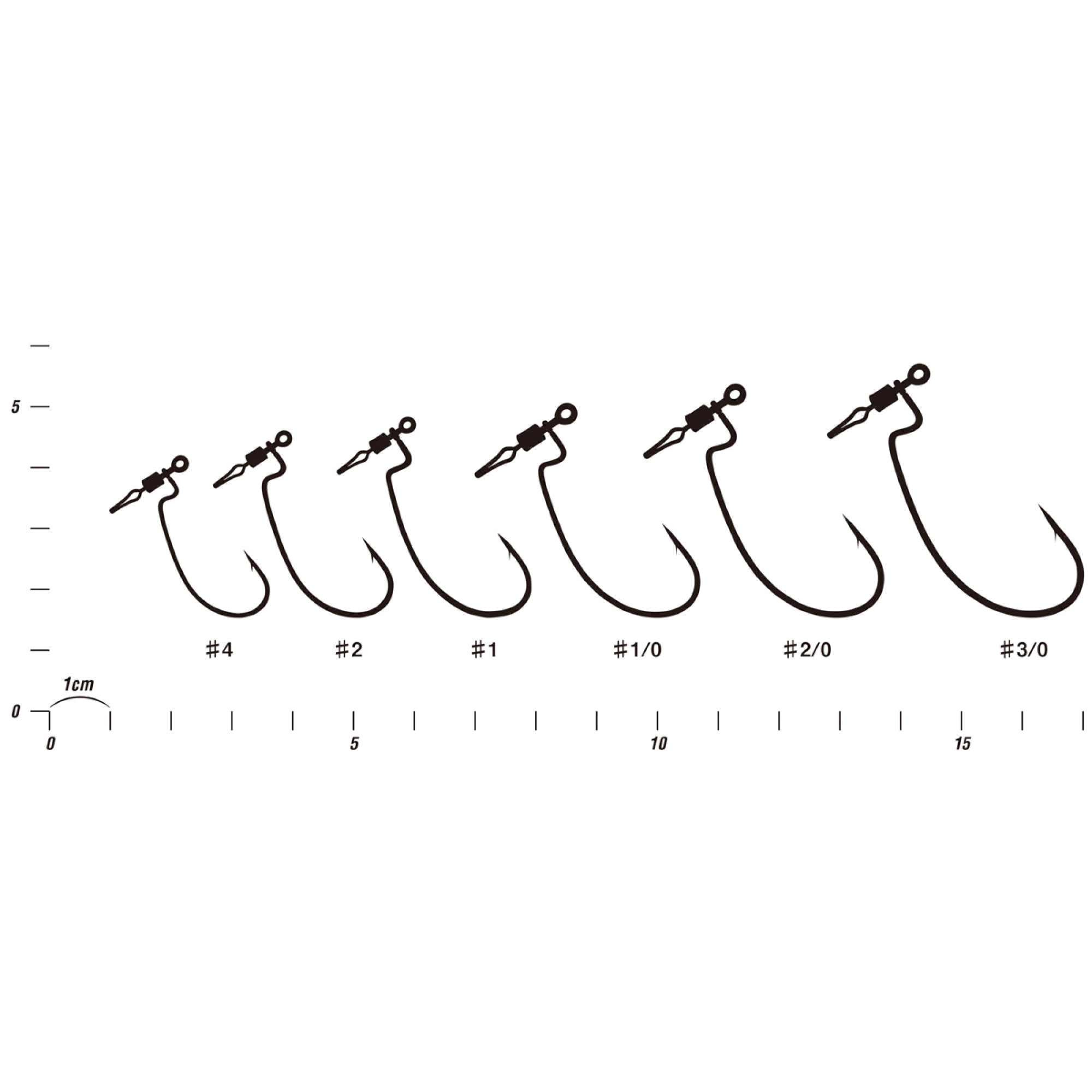 Гачок Decoy Worm117 HD Hook Offset #2/0 (4 шт/уп)