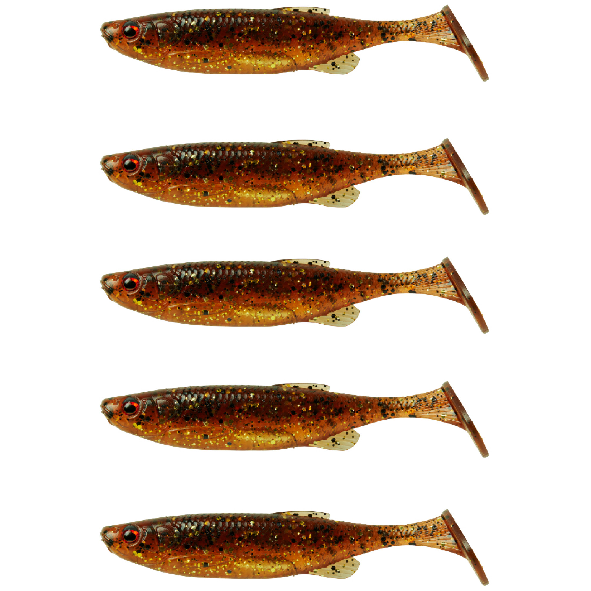 Силикон Savage Gear Fat Minnow T-Tail 105mm 11.0g Motoroil UV (5 шт/уп)