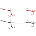 Оснастка Savage Gear Carbon49 Double Stinger #1 10.5cm 16kg (2 шт/уп.)
