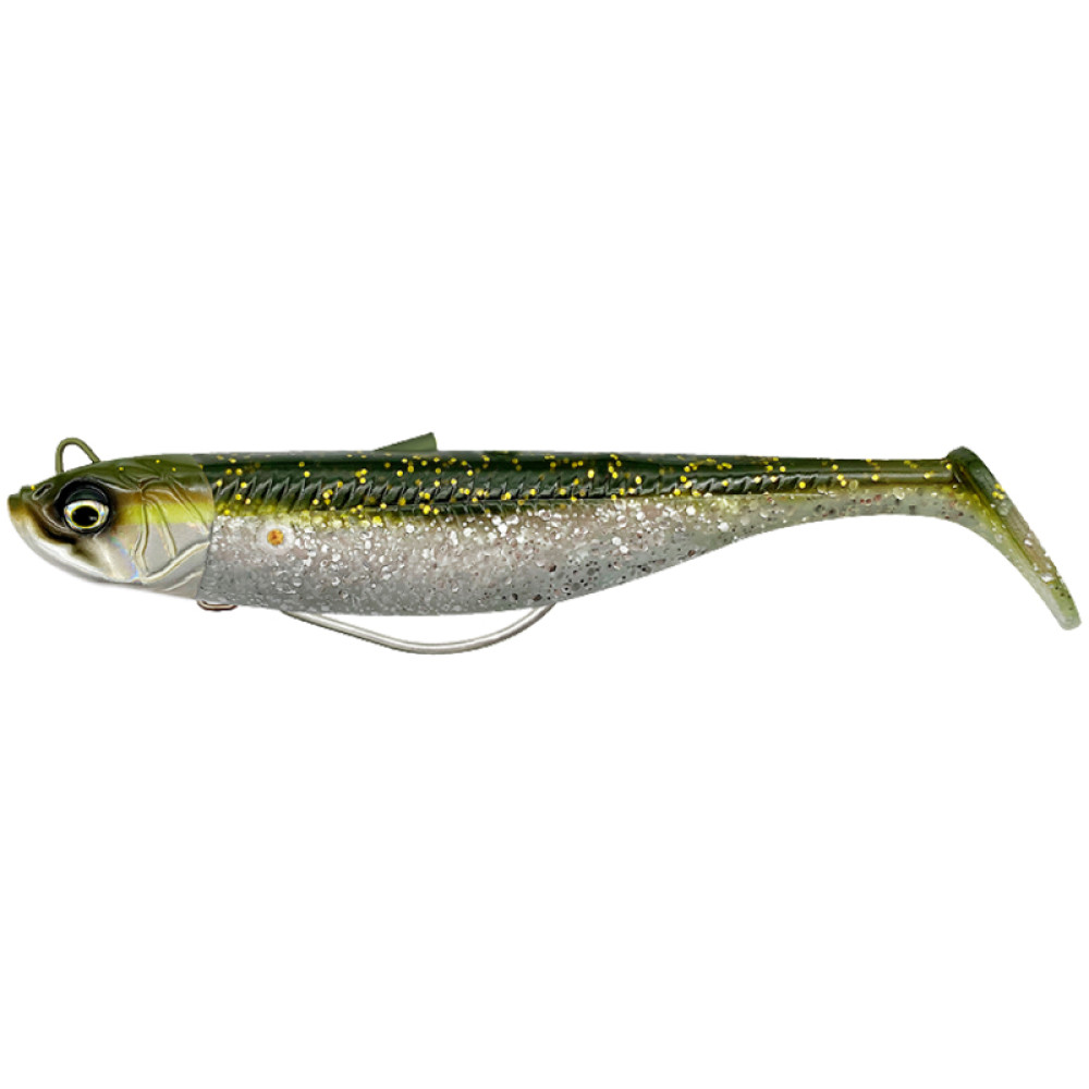 Силикон Savage Gear Savage Minnow WL 100mm 16.0g Sinking Green Silver 2+1