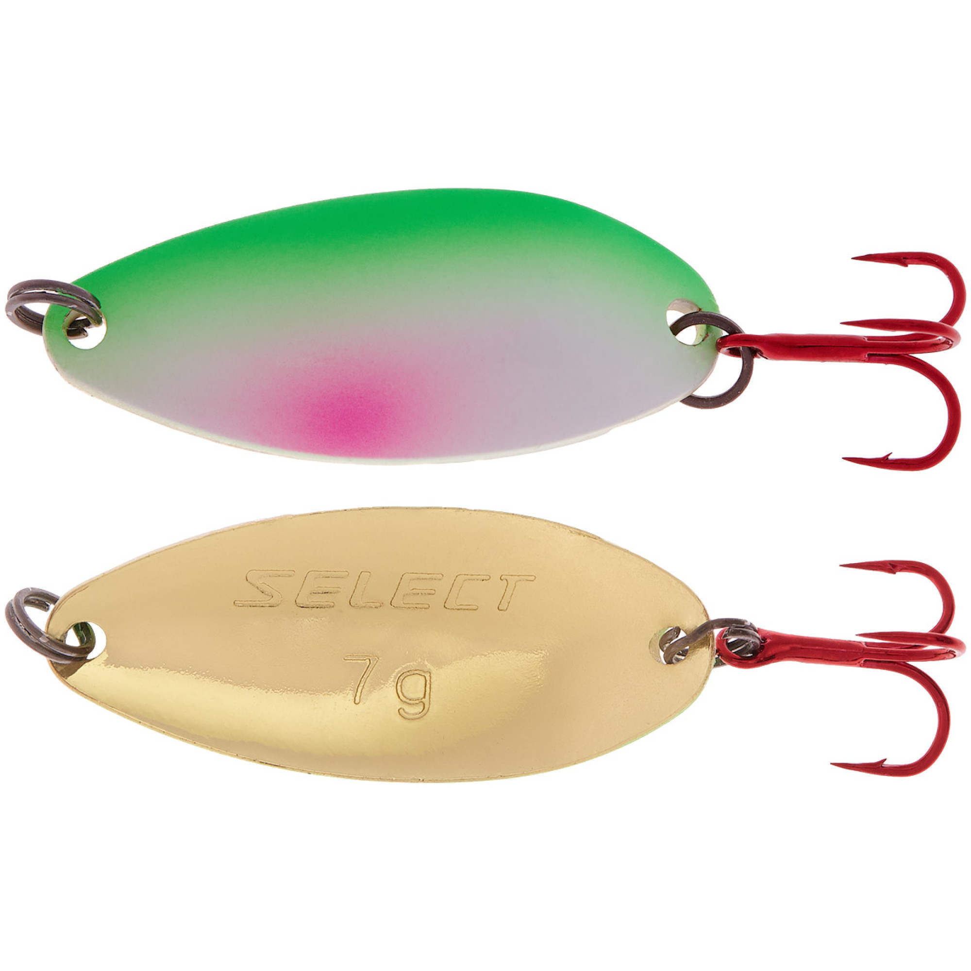 Блешня Select Deeper Lakes & Rivers 7.0g #016 GPW (Green Pink White)