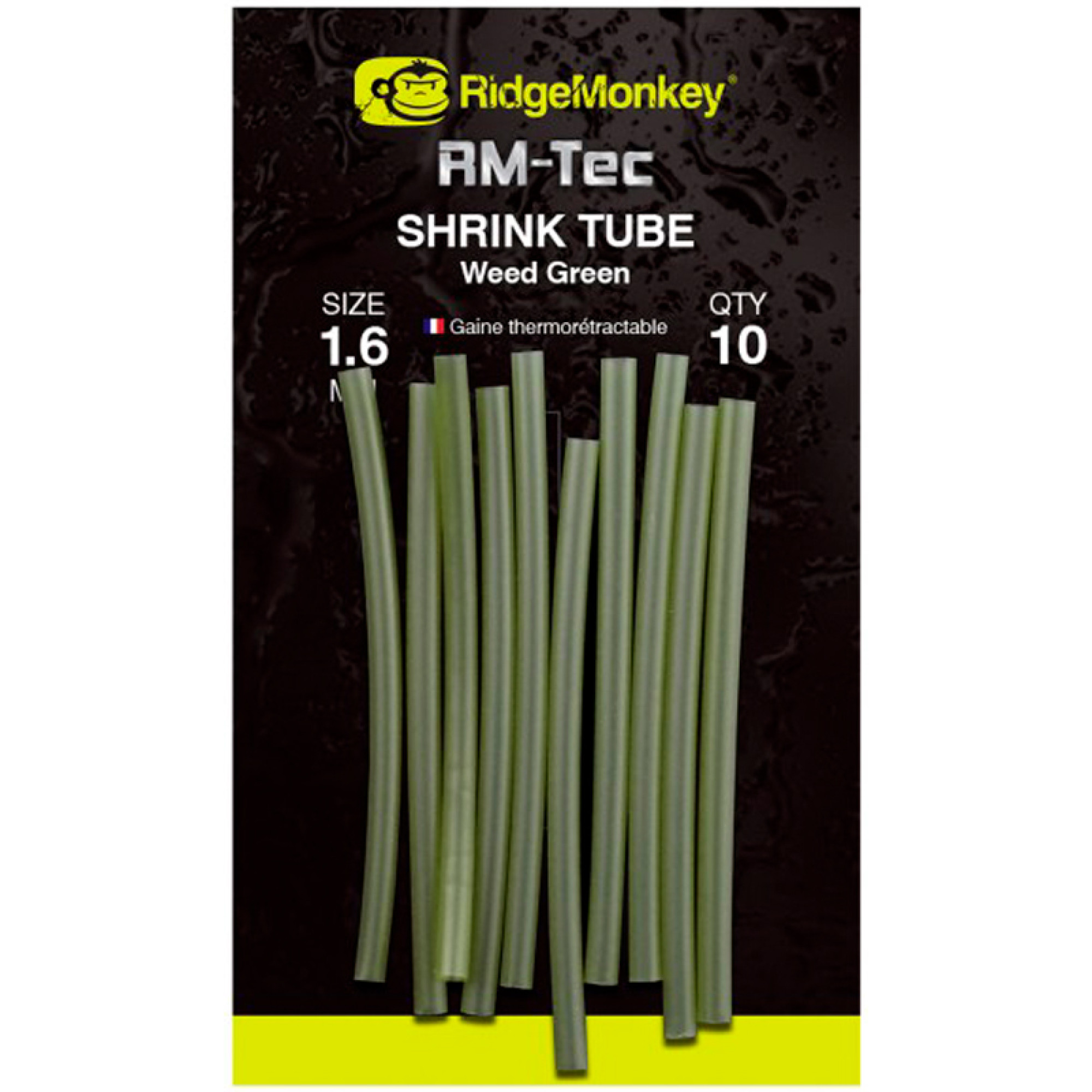 Термозбіжна трубка RidgeMonkey RM-Tec Shrink Tube 2.4mm (10 шт/уп) к:weed green