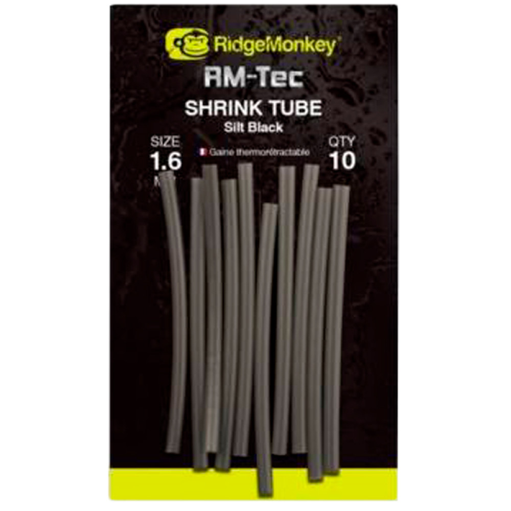 Термоусадочная трубка RidgeMonkey RM-Tec Shrink Tube 3.6mm (10 шт/уп) ц:silt black