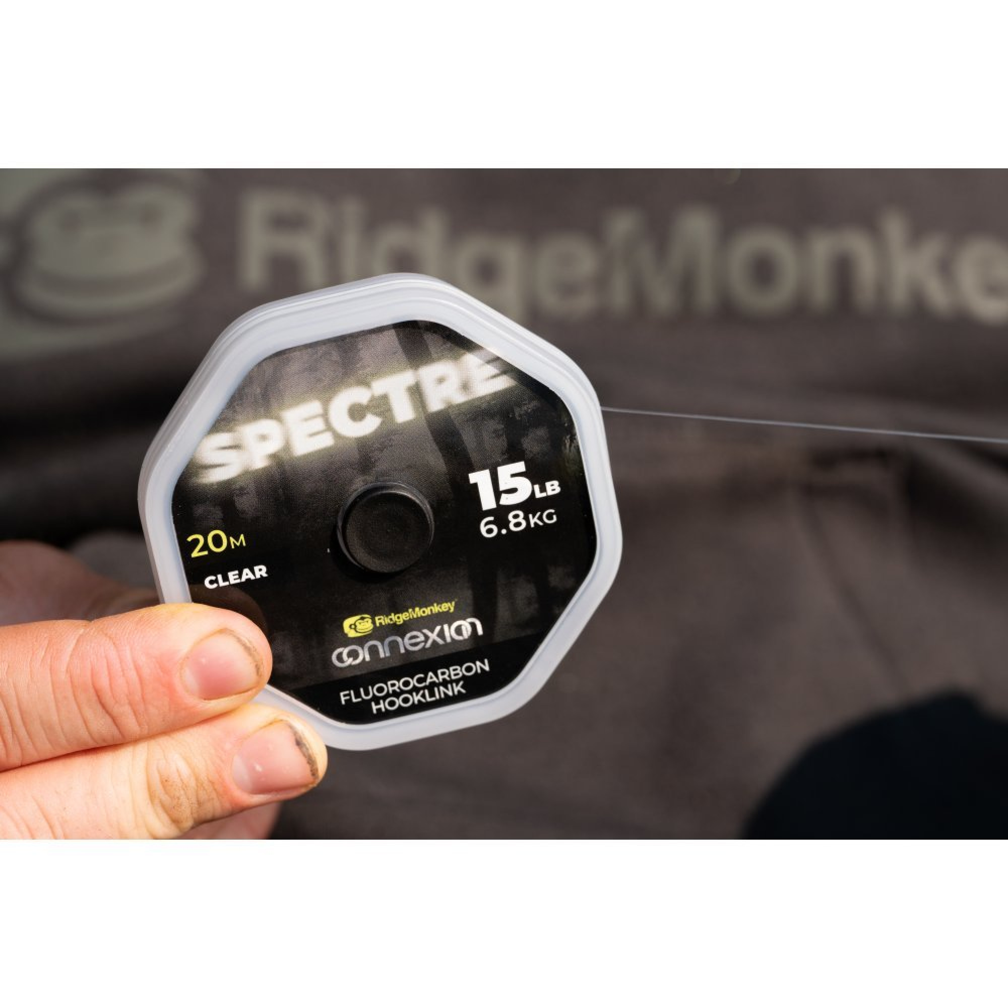 Флюорокарбон RidgeMonkey Connexion Spectre Fluorocarbon Hooklink 20m 20lb/9.1kg