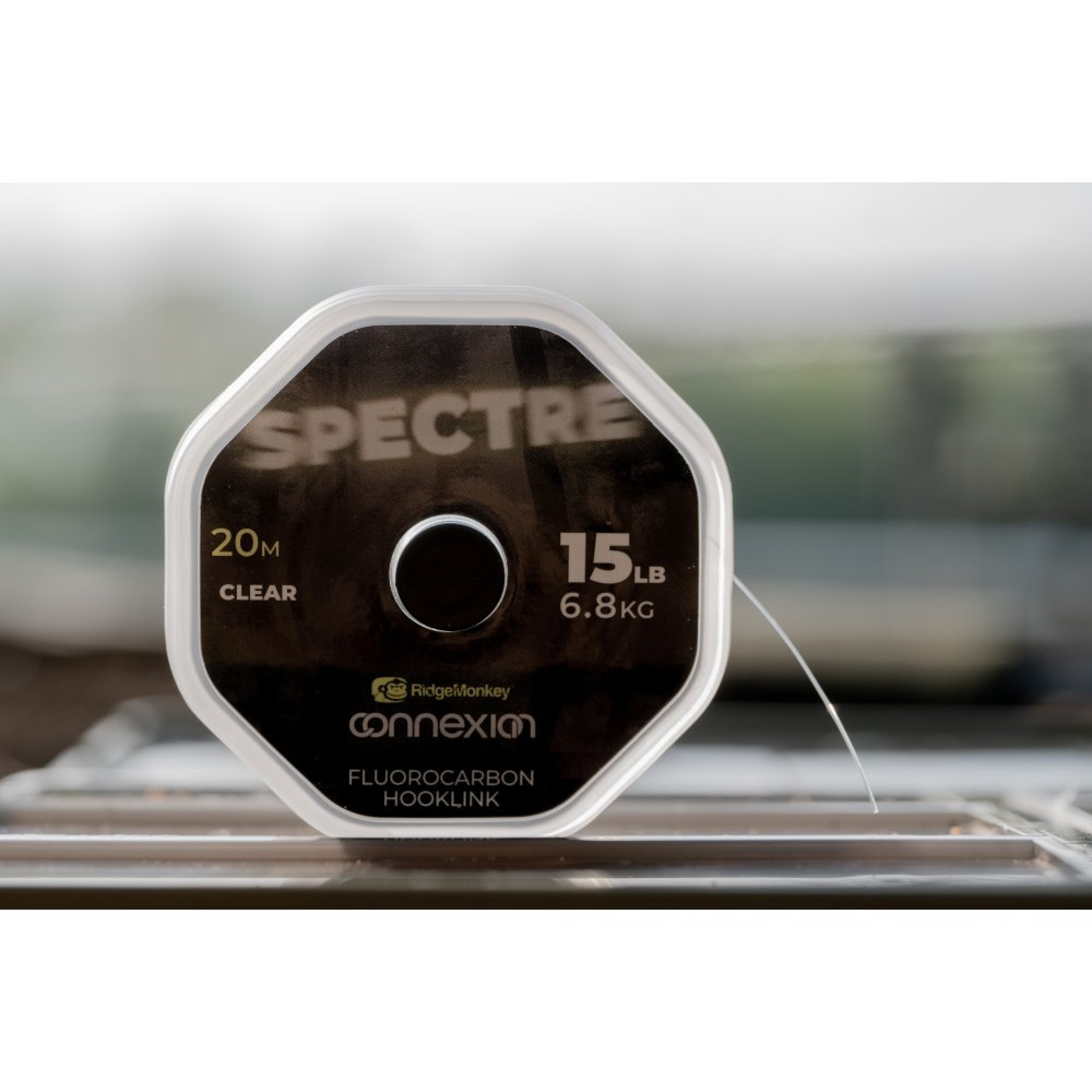 Флюорокарбон RidgeMonkey Connexion Spectre Fluorocarbon Hooklink 20m 20lb/9.1kg