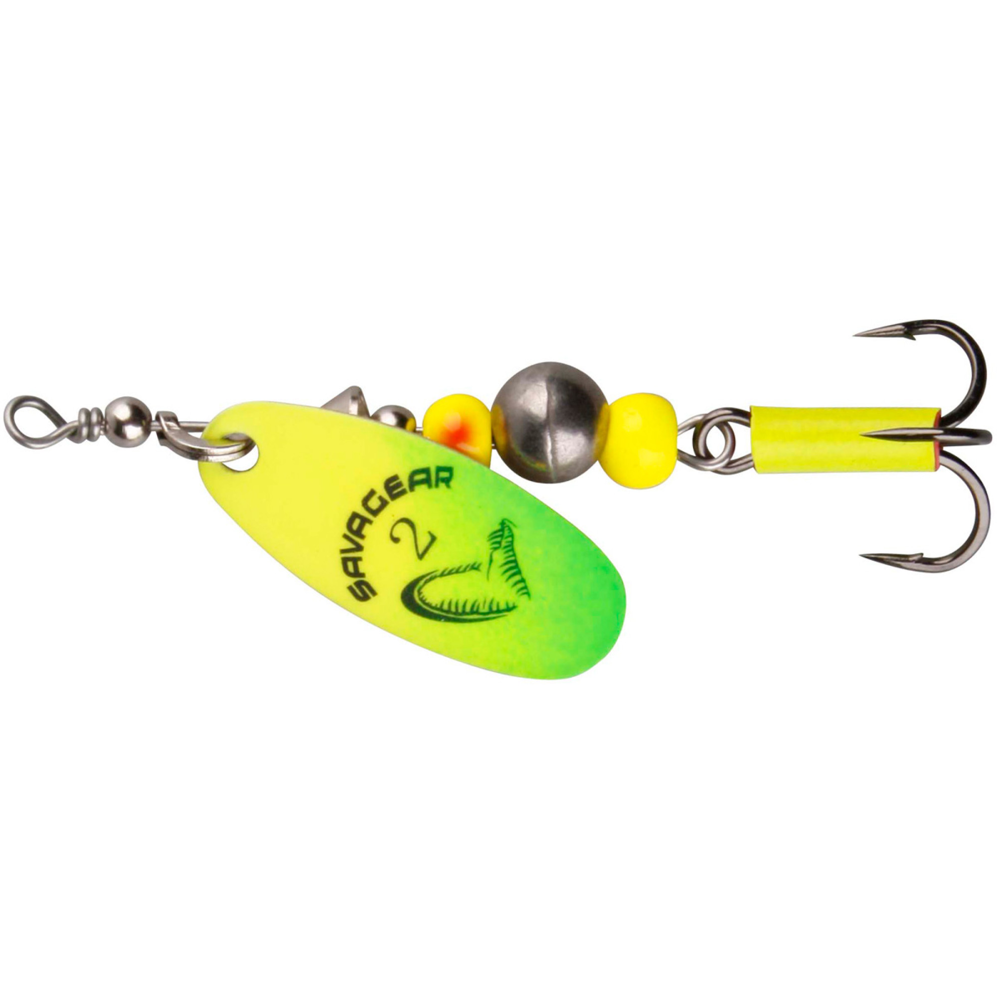 Блешня Savage Gear Caviar Spinner #2 6g 07-Fluo Yellow / Chartreuse