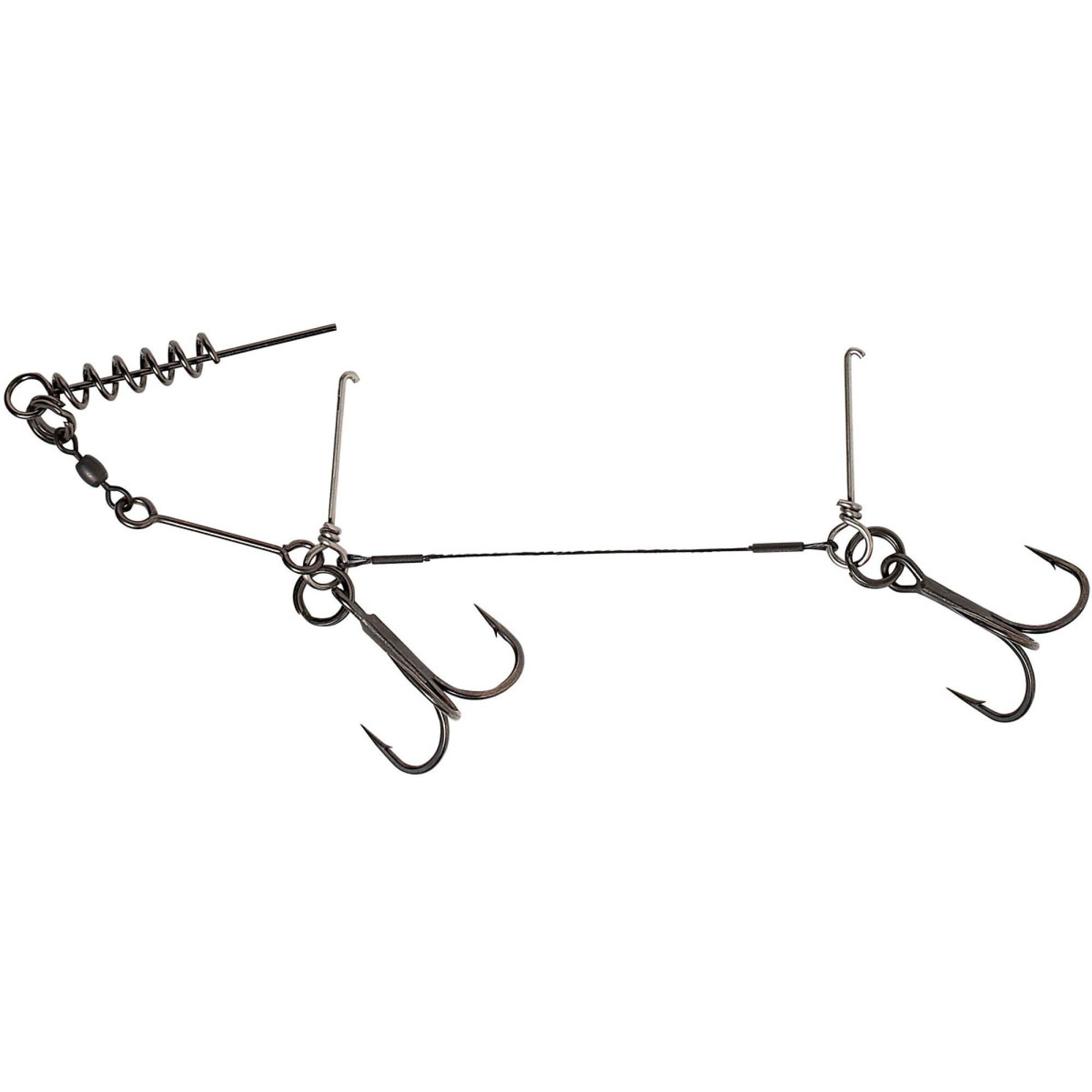 Оснащення Savage Gear 1x7 TI Corkscrew Stinger 2x#1/0 23kg (1 шт/уп.)