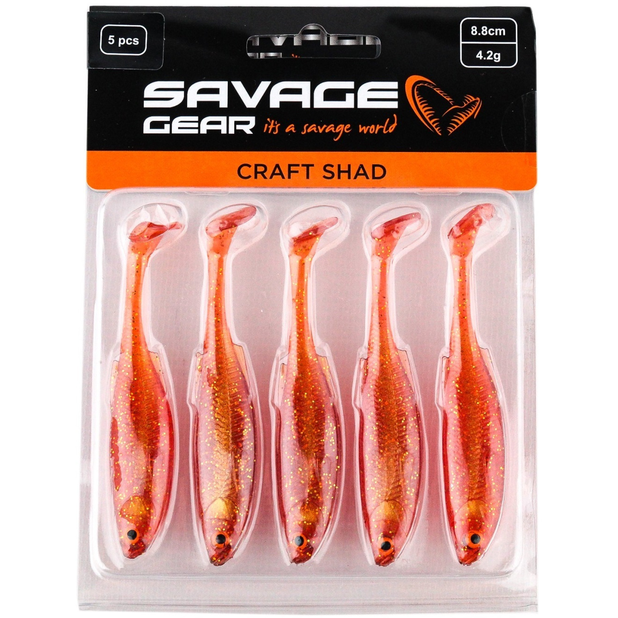 Силікон Savage Gear Craft Shad 100mm 6.0g Motor Oil (5 шт/уп)