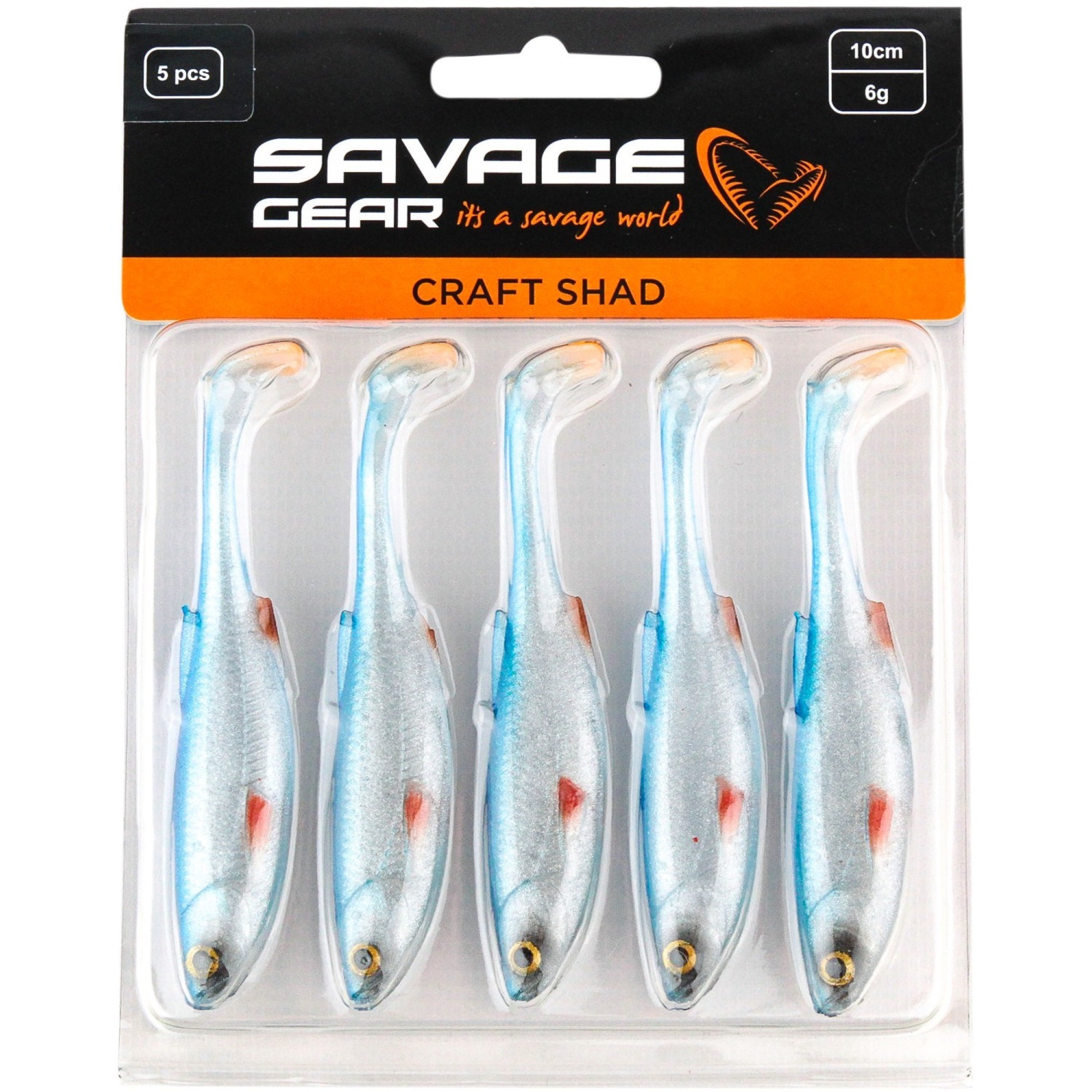 Силікон Savage Gear Craft Shad 100mm 6.0g Roach (5 шт/уп)