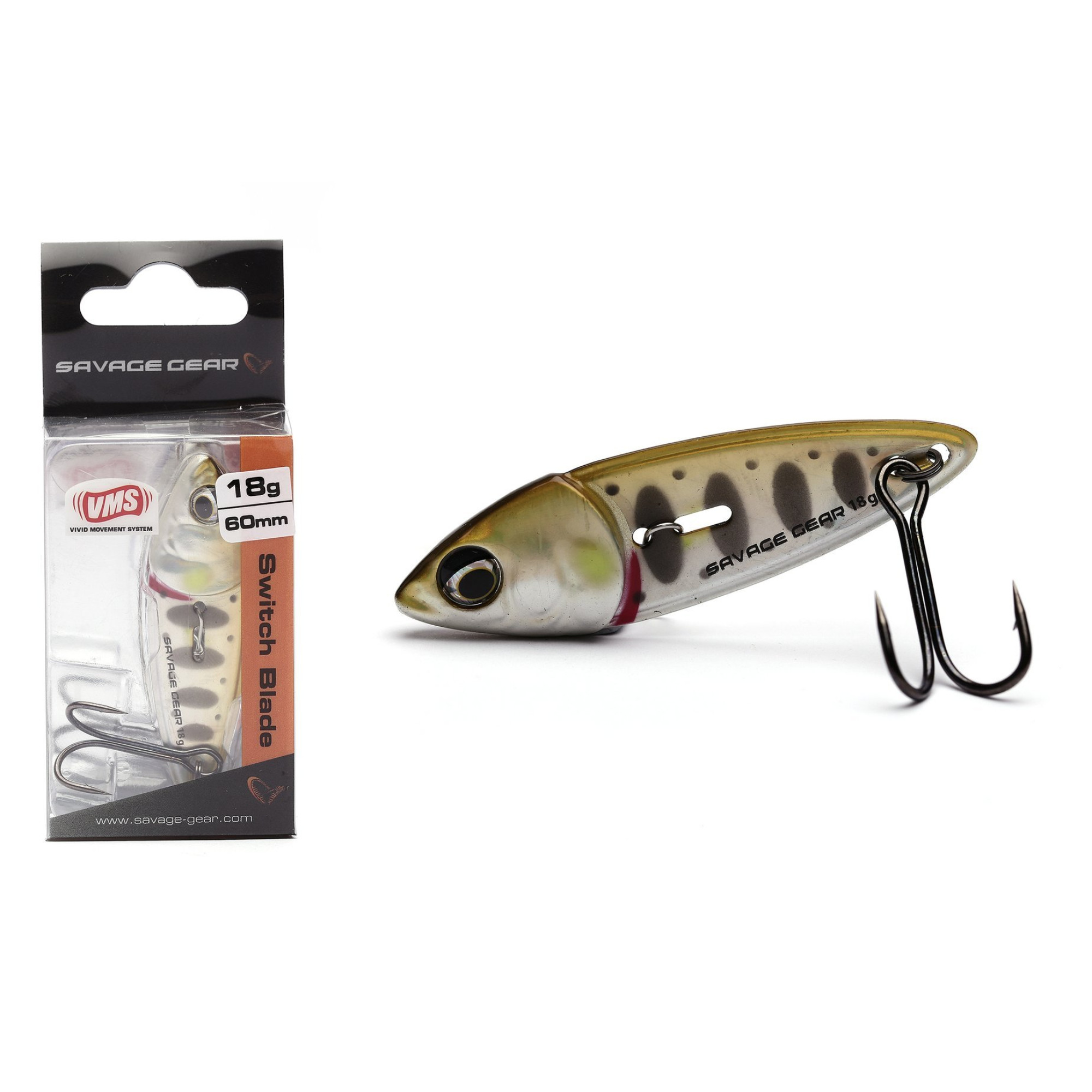 Блешня Savage Gear Minnow Switch Blade 38S 38mm 5.0g Green/Silver/Ayu
