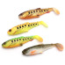 Силікон Savage Gear Craft Cannibal Paddletail Dark Water 105mm 12.0g Mix (4 шт/уп)