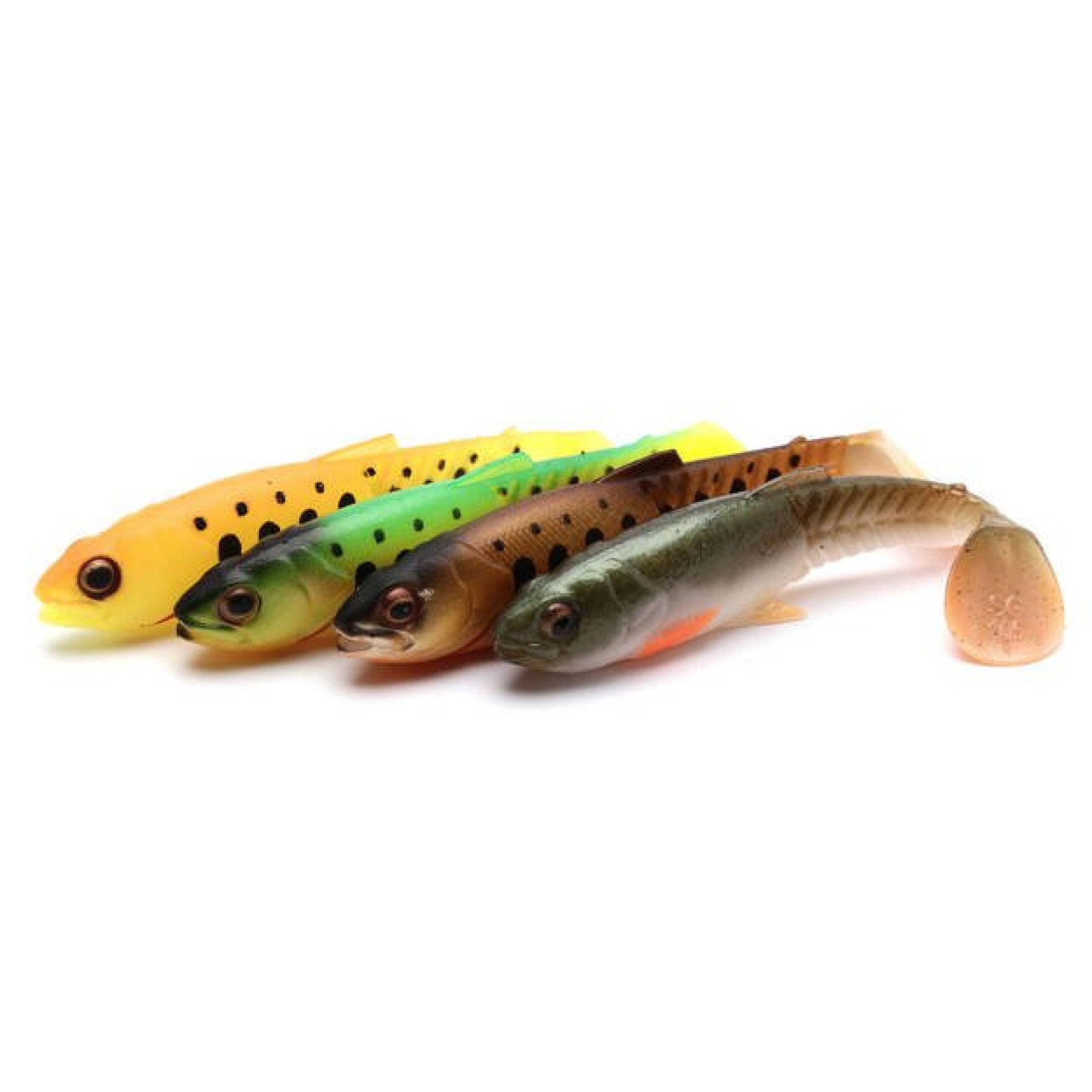 Силікон Savage Gear Craft Cannibal Paddletail Dark Water 85mm 7.0g Mix (4 шт/уп)