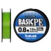 Шнур Sunline Basic PE 150m (Light Green) #0.8/0.153mm 12lb/6kg