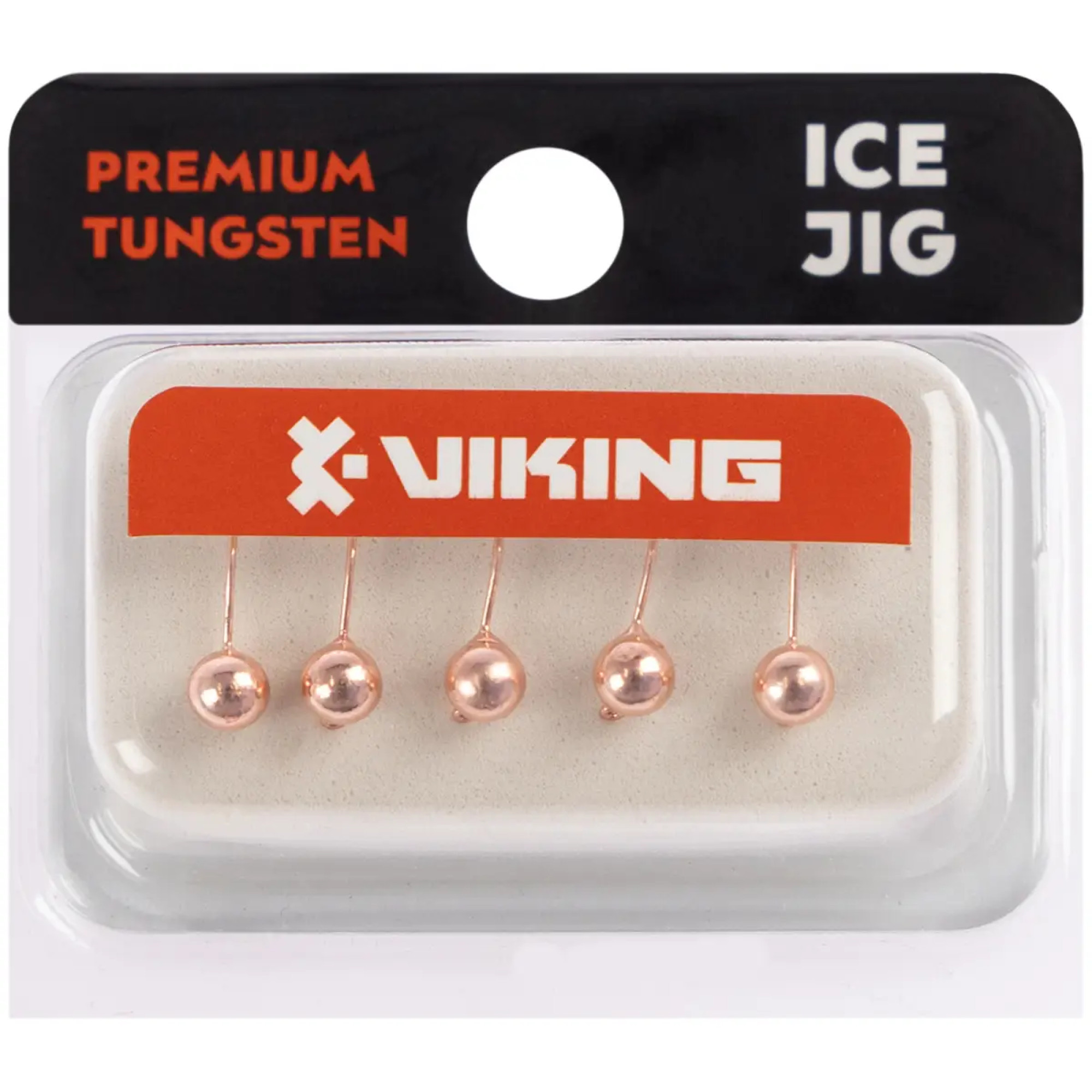 Мормышка вольфрамовая Viking Fishing Round 0.64g 4mm Cu (5шт)