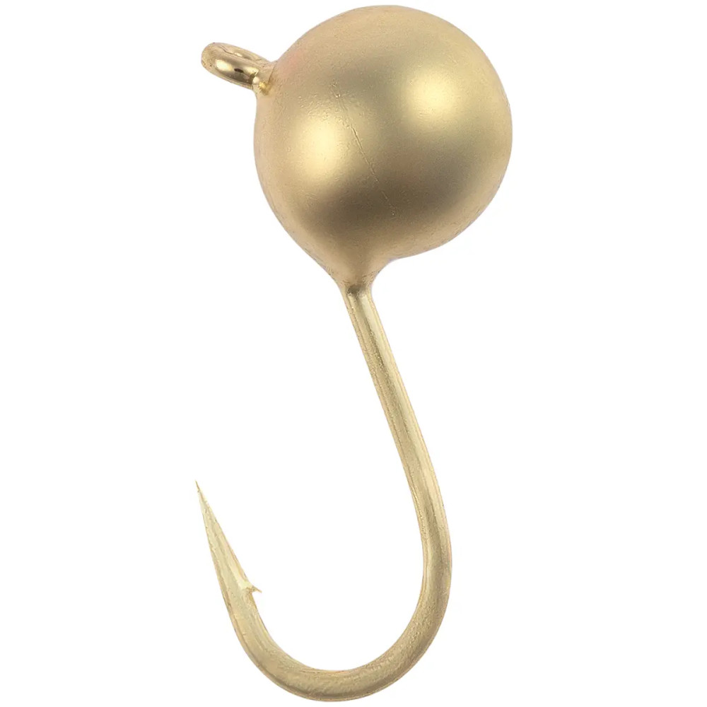 Мормышка вольфрамовая Viking Fishing Round 0.64g 4mm Gold (5шт)