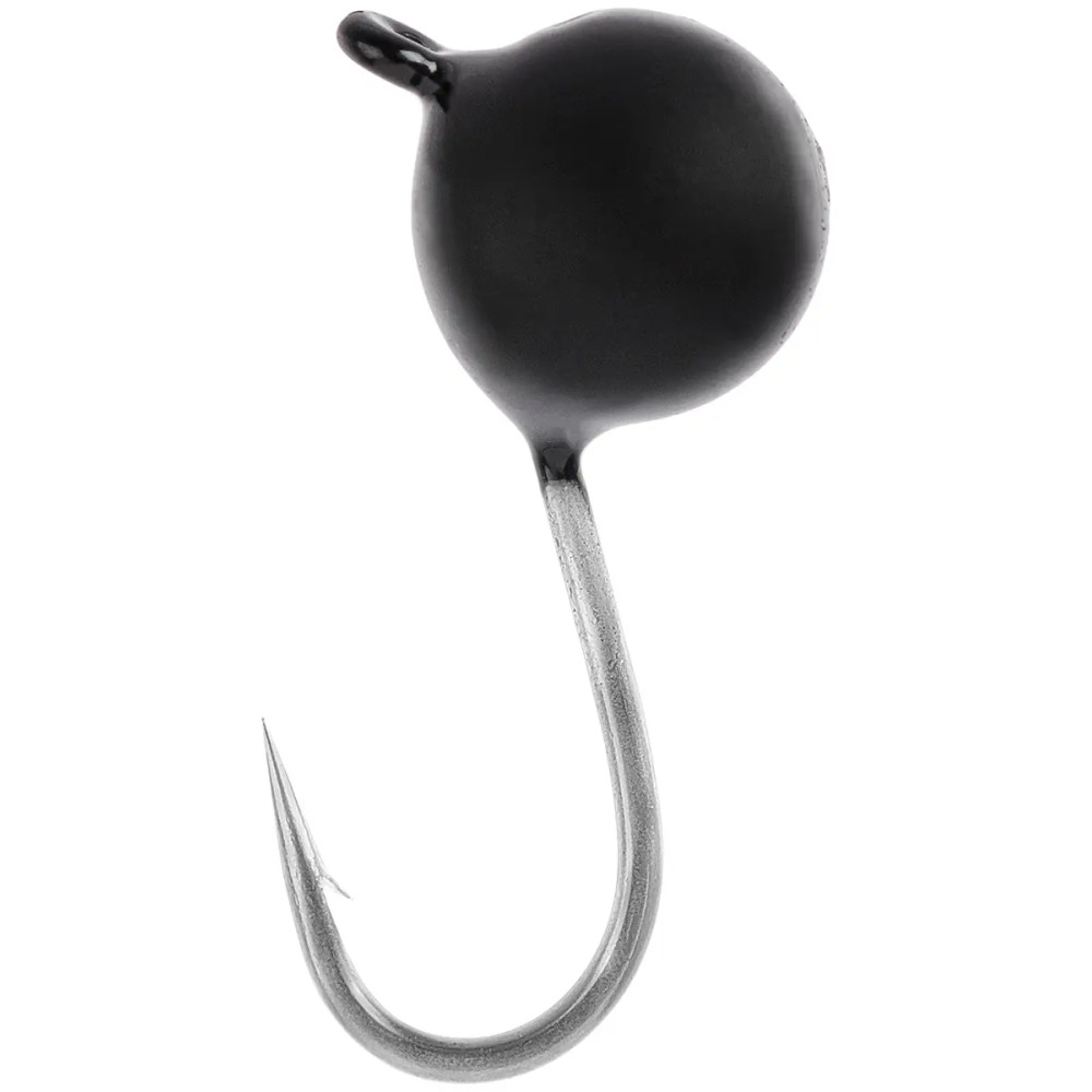 Мормышка вольфрамовая Viking Fishing Round 0.64g 4mm Black (5шт)