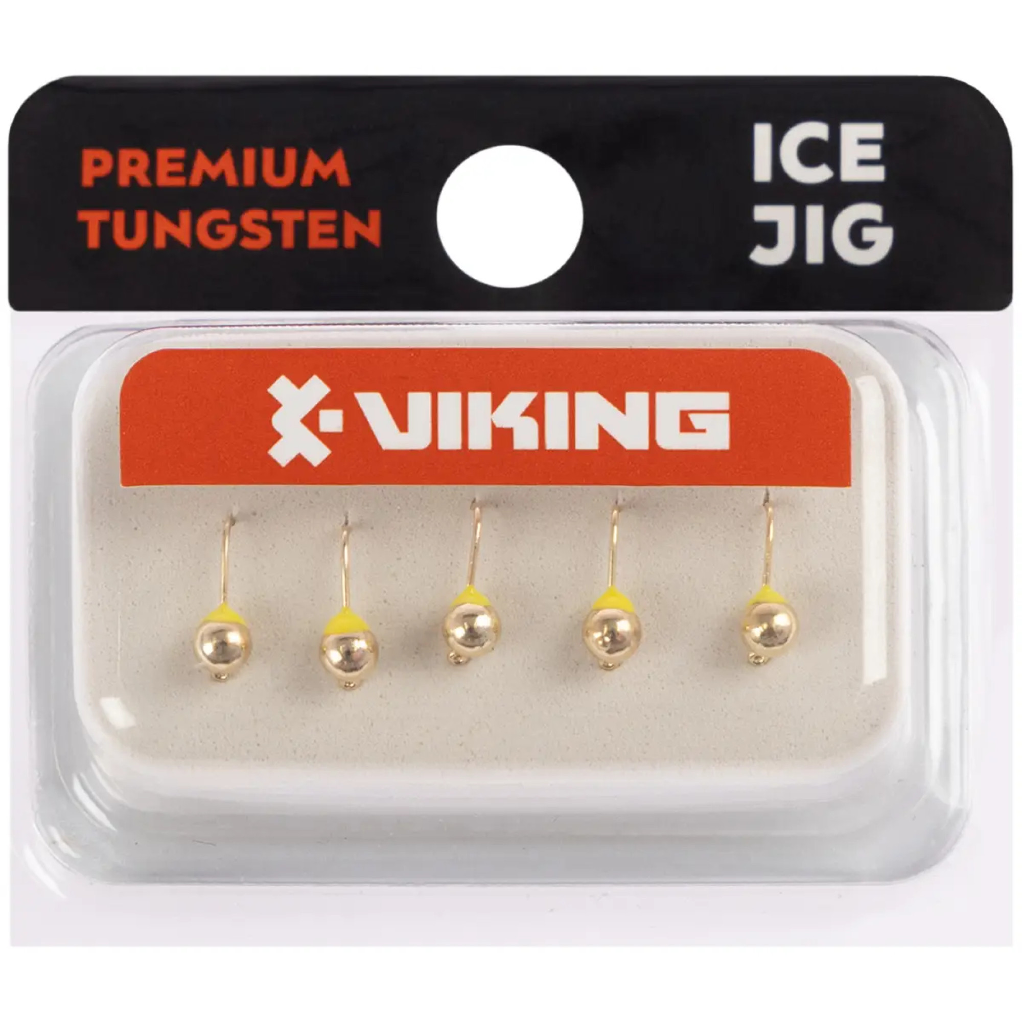 Мормишка вольфрамова Viking Fishing Round+drop 0.31g 3mm Gold (5шт)