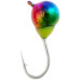 Мормишка вольфрамова Viking Fishing Round+drop 0.31g 3mm Rainbow (5шт)