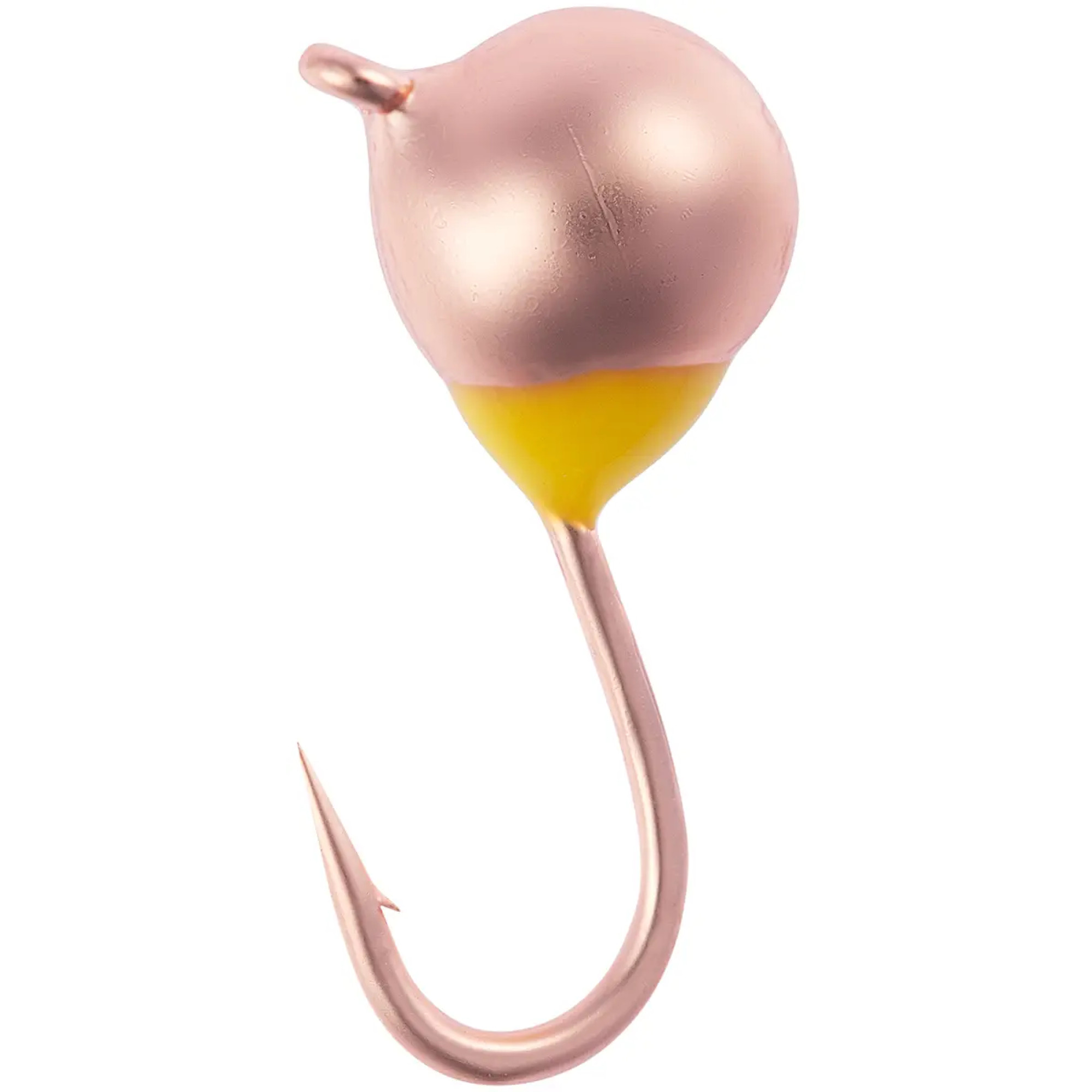 Мормишка вольфрамова Viking Fishing Round+drop 0.65g 4mm Cu (5шт)