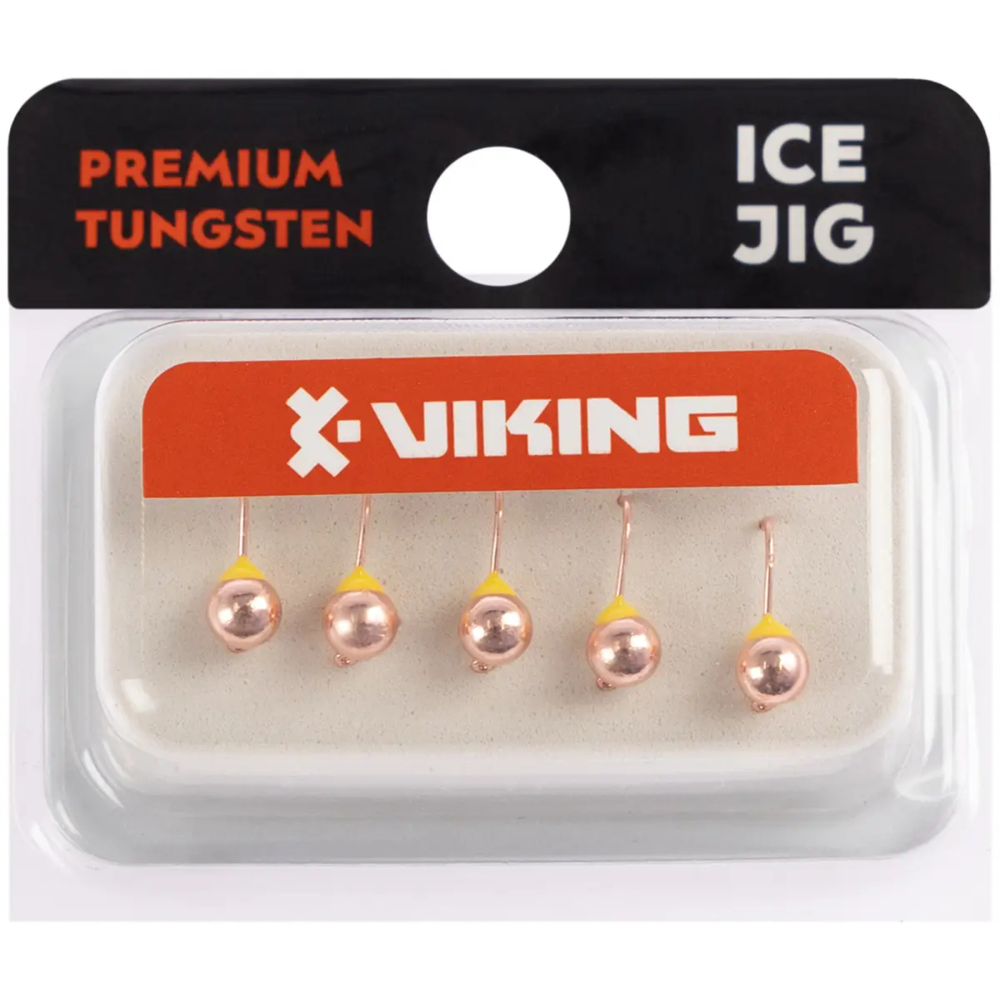 Мормишка вольфрамова Viking Fishing Round+drop 0.65g 4mm Cu (5шт)