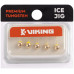 Мормишка вольфрамова Viking Fishing Round+drop 0.65g 4mm Gold (5шт)