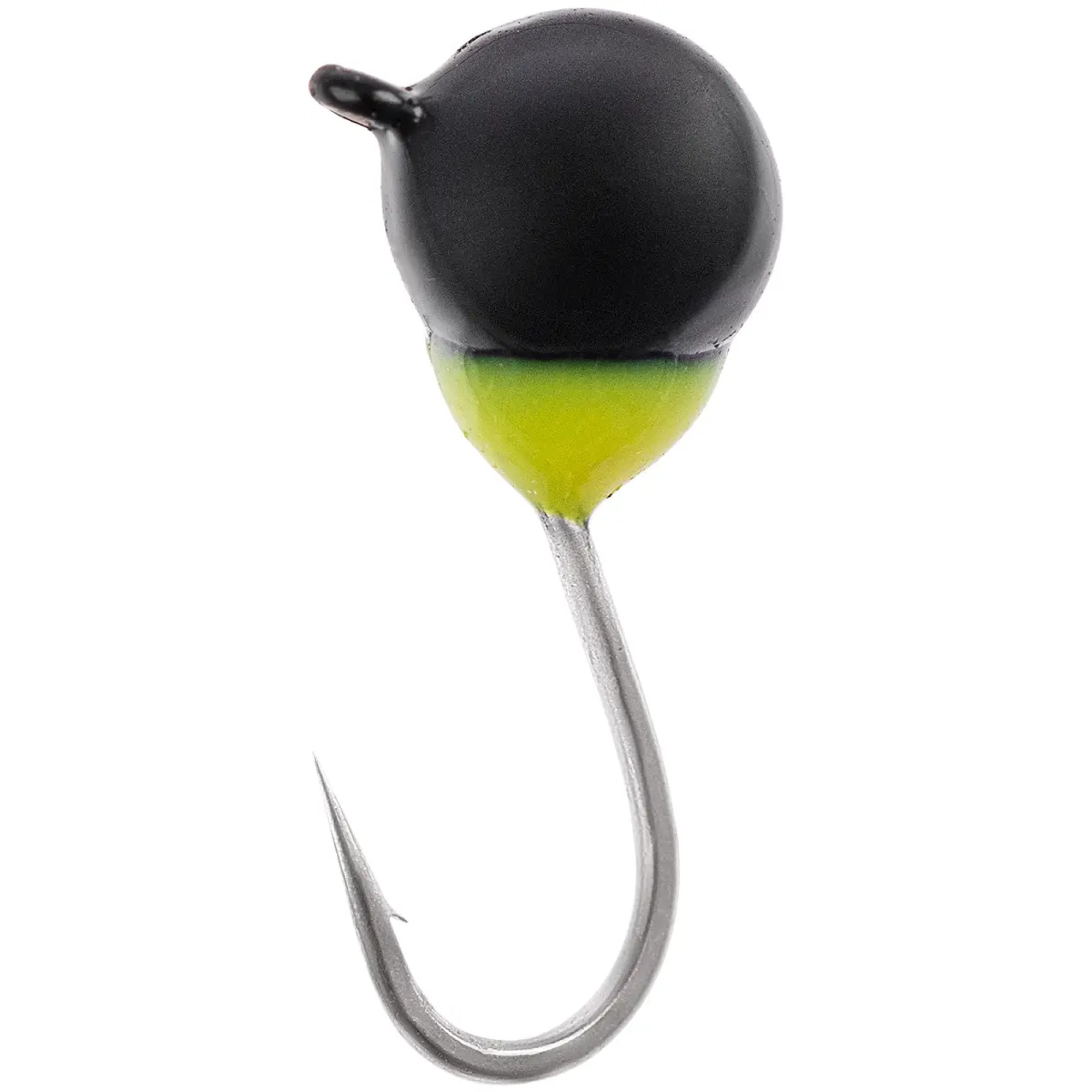 Мормишка вольфрамова Viking Fishing Round+drop 0.65g 4mm Black (5шт)