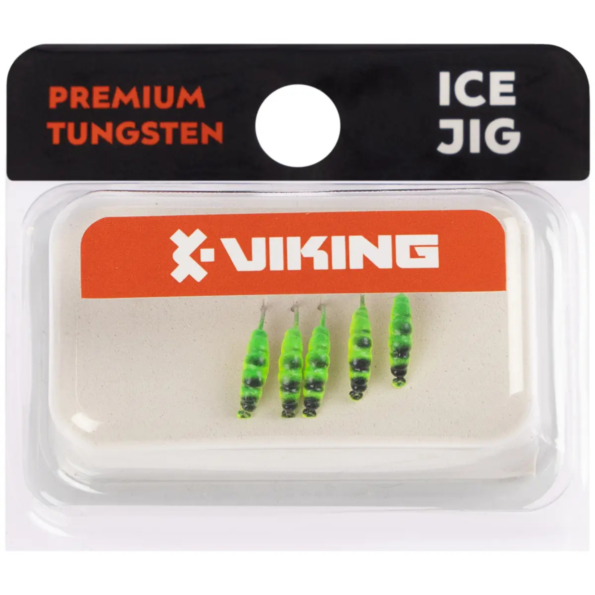 Мормишка вольфрамова Viking Fishing Shrimp 0.33g 7mm Hot1 (5шт)
