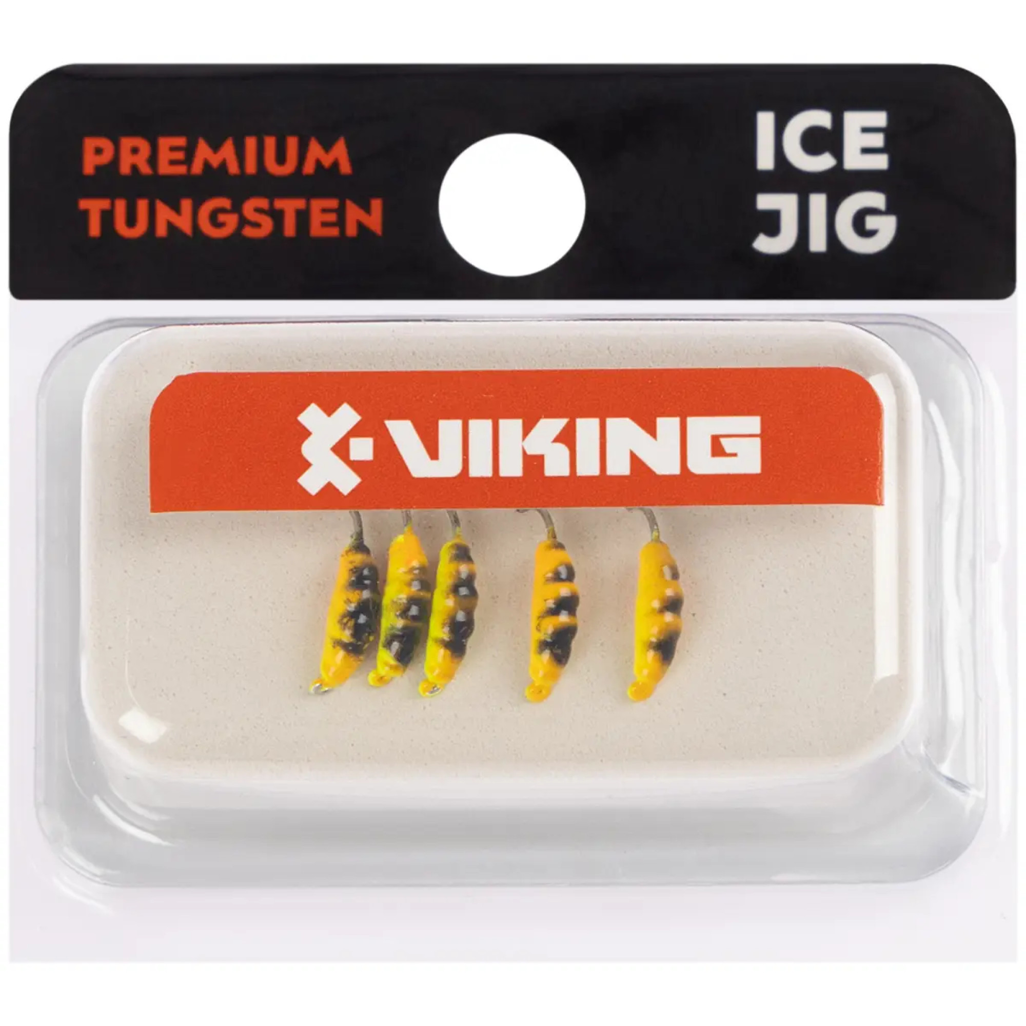 Мормишка вольфрамова Viking Fishing Shrimp 0.33g 7mm Hot2 (5шт)