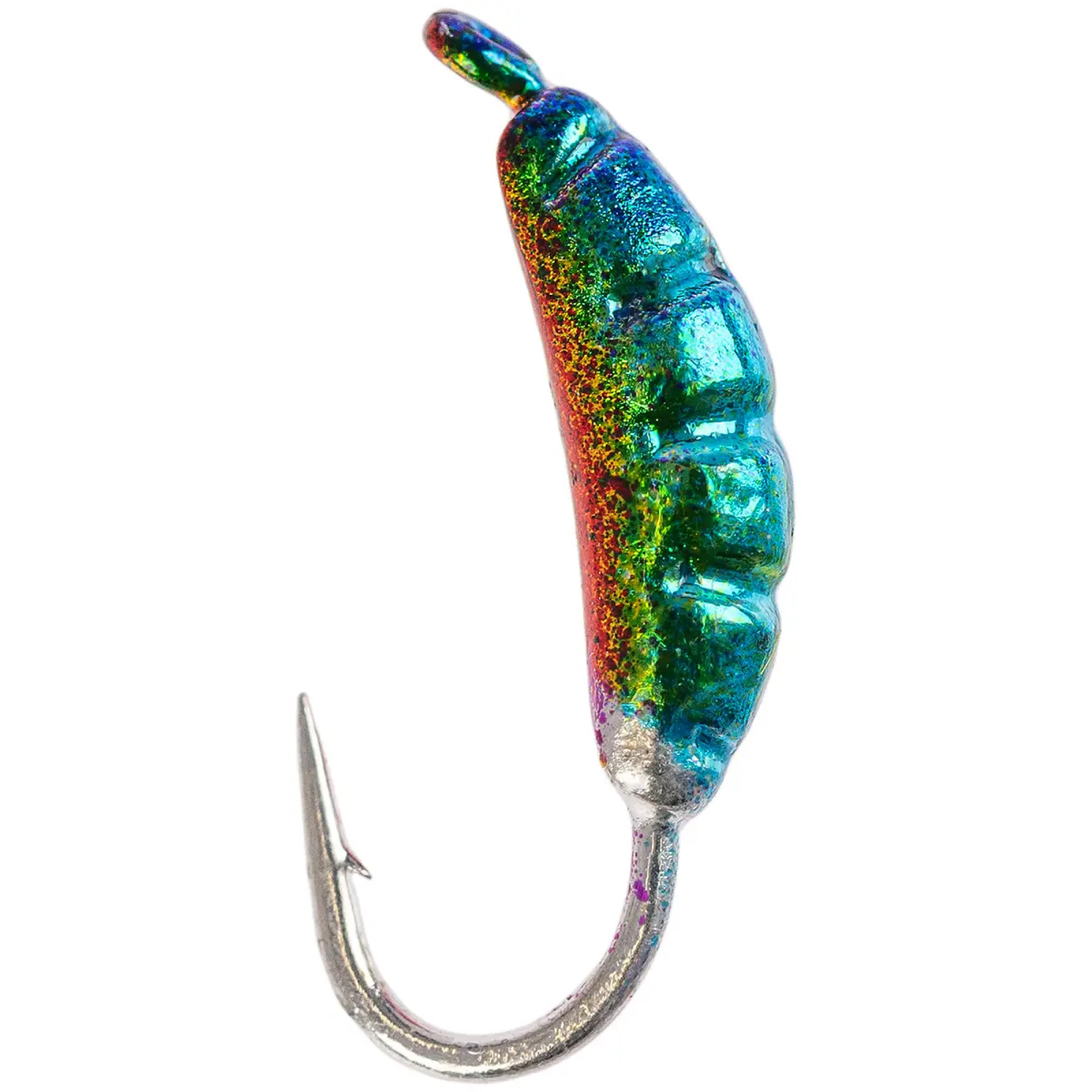 Мормишка вольфрамова Viking Fishing Shrimp 0.33g 7mm Rainbow (5шт)