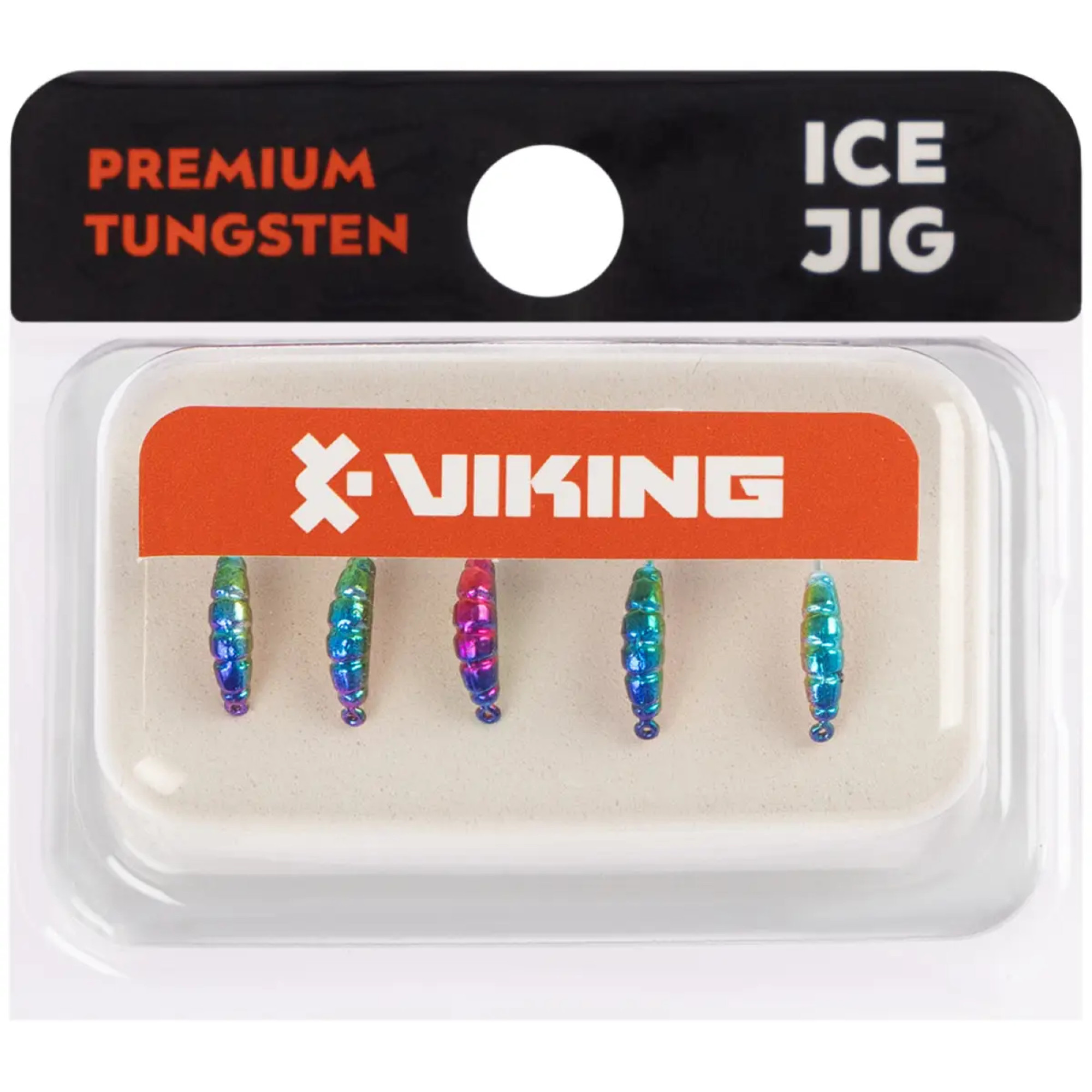 Мормишка вольфрамова Viking Fishing Shrimp 0.33g 7mm Rainbow (5шт)