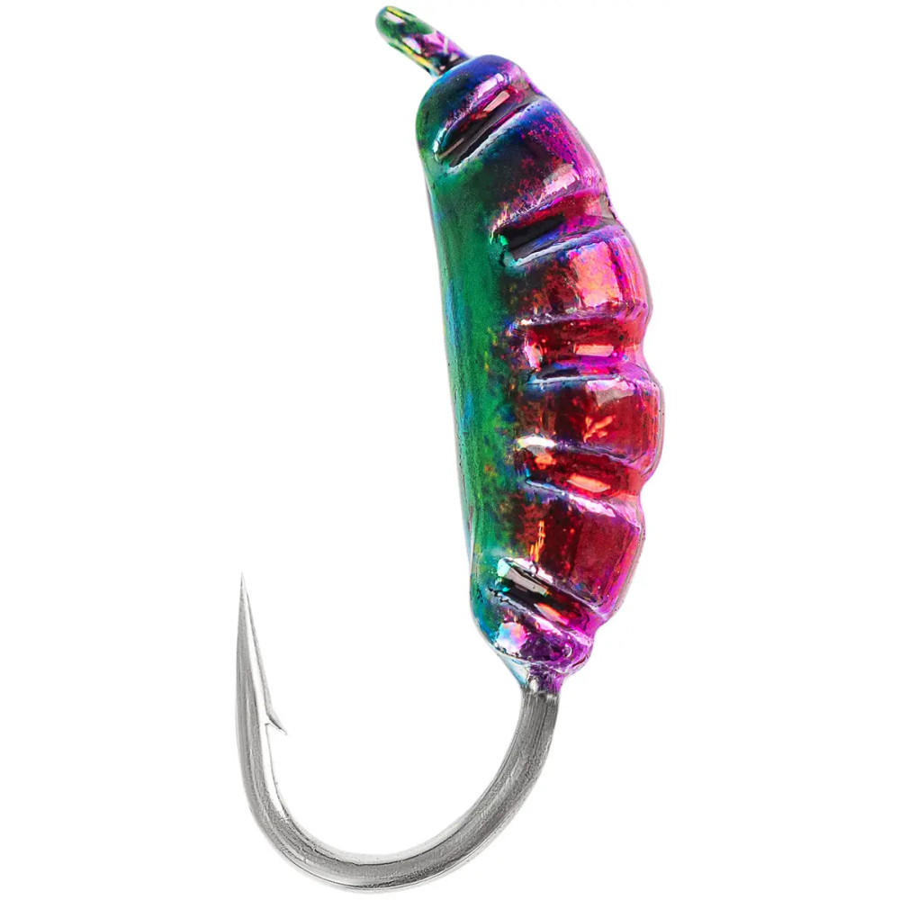 Мормишка вольфрамова Viking Fishing Shrimp 0.58g 8mm Rainbow (5шт)