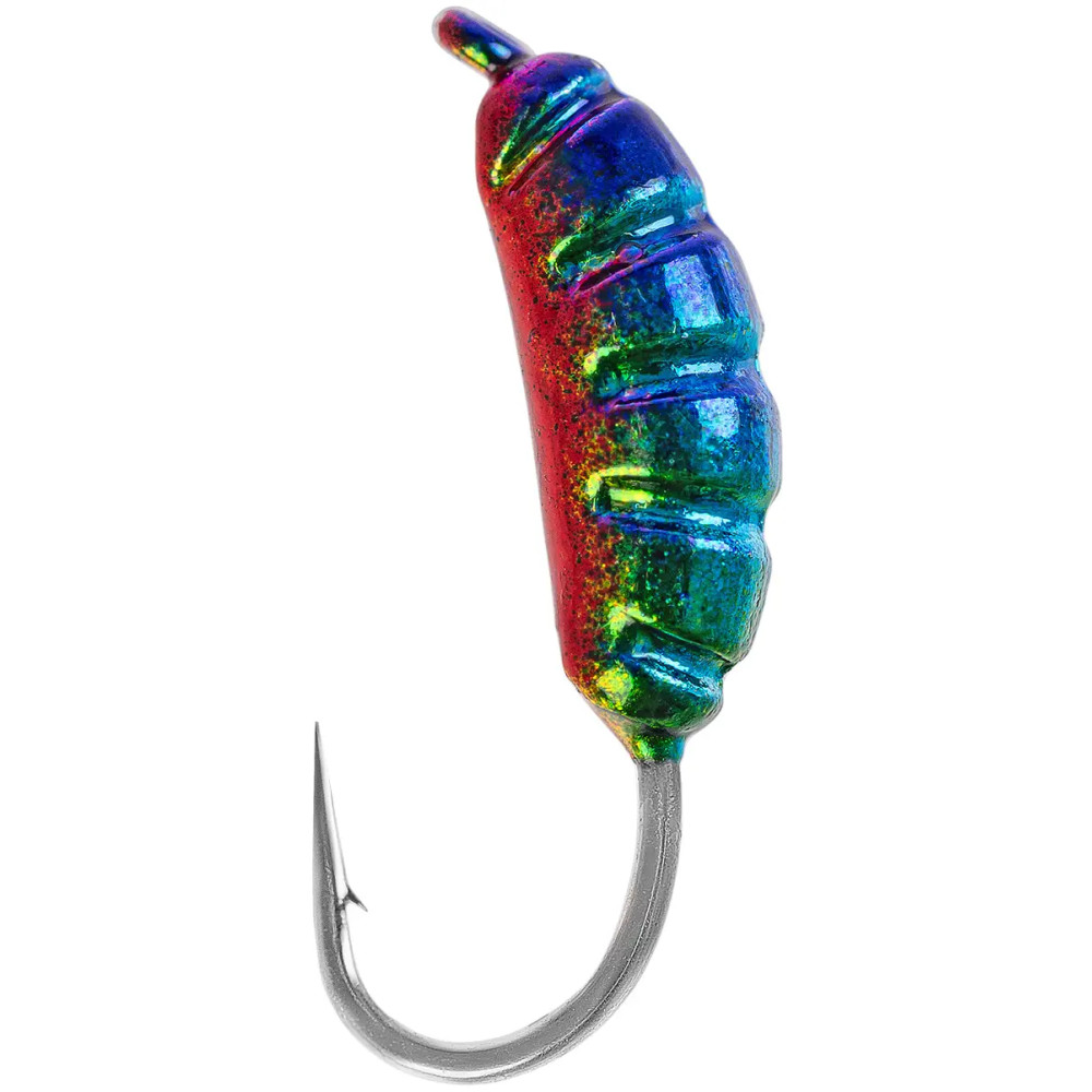 Мормишка вольфрамова Viking Fishing Shrimp 0.91g 9mm Rainbow (5шт)