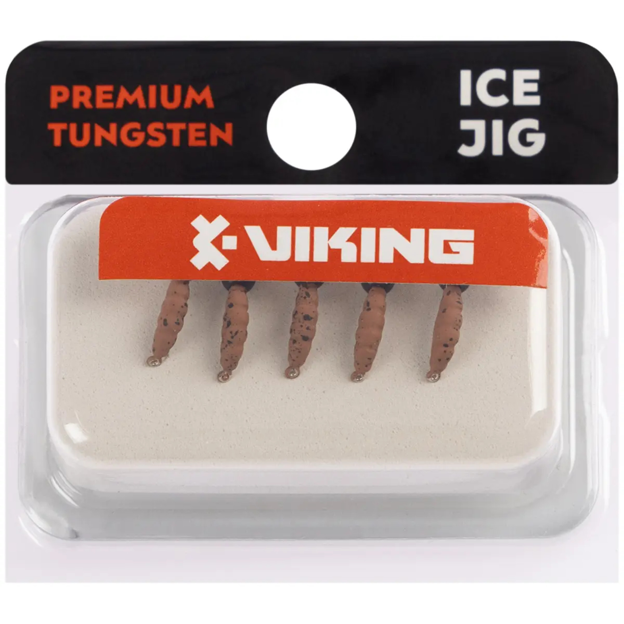 Мормишка вольфрамова Viking Fishing Shrimp+bead 0.37g 7mm Rum+V (5шт)