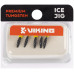Мормишка вольфрамова Viking Fishing Shrimp+bead 0.37g 7mm Black+Y (5шт)