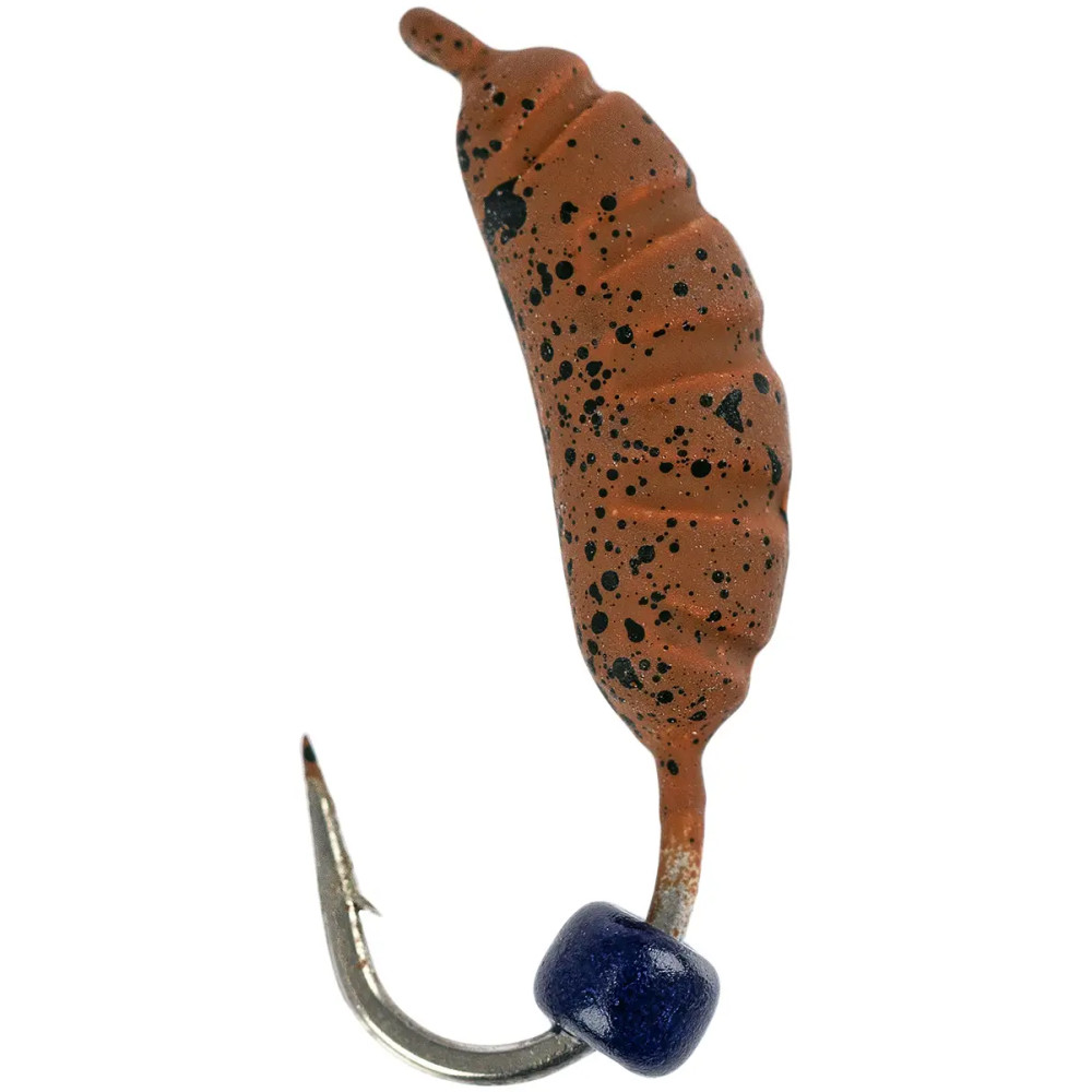 Мормышка вольфрамовая Viking Fishing Shrimp+bead 0.64g 8mm Rum+V (5шт)