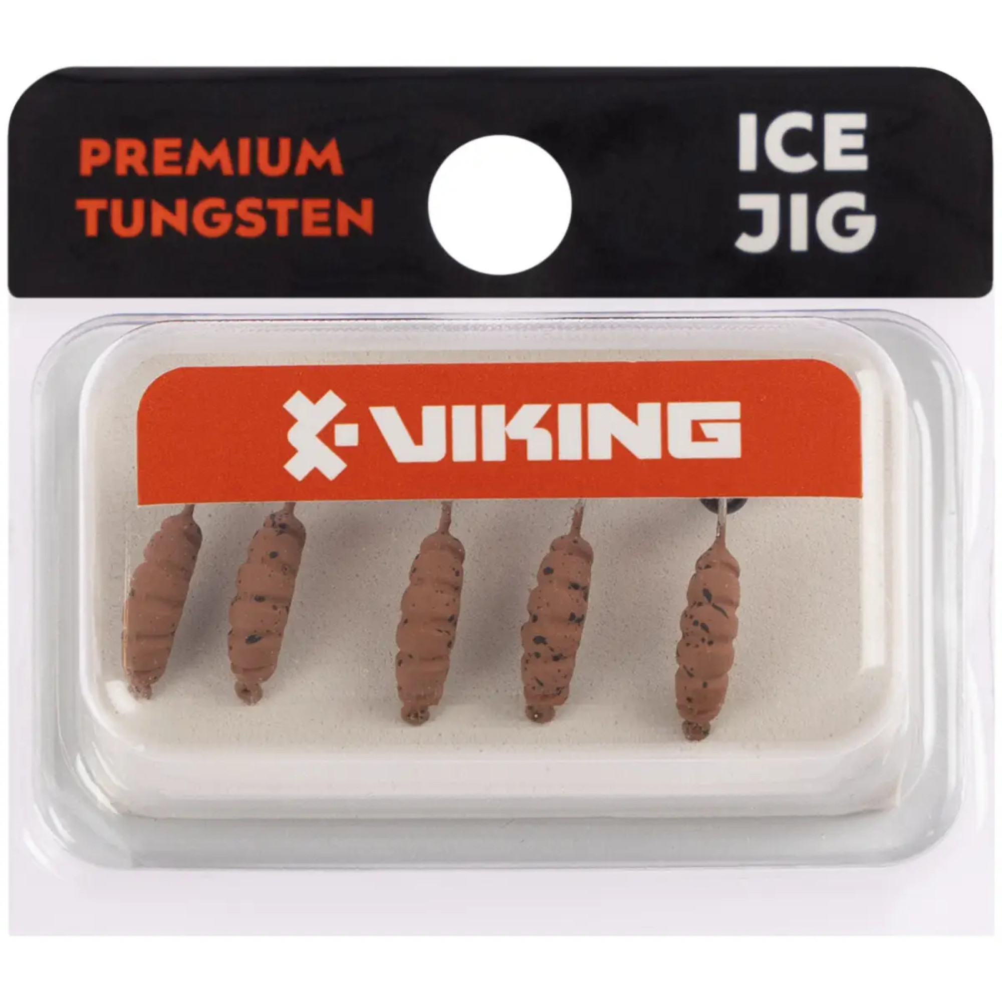 Мормишка вольфрамова Viking Fishing Shrimp+bead 0.95g 9mm Rum+V (5шт)