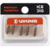 Мормишка вольфрамова Viking Fishing Shrimp+bead 0.95g 9mm Rum+V (5шт)