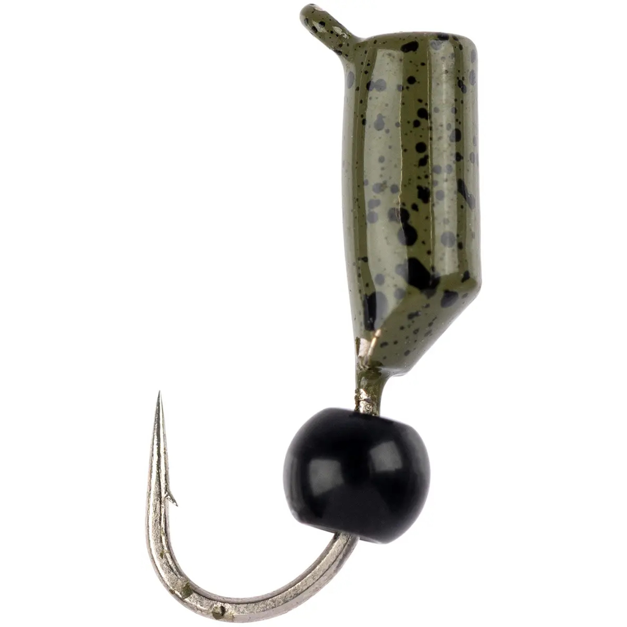 Мормышка вольфрамовая Viking Fishing Rigabik+bead 0.35g 2mm Olive+B (5шт)